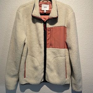 WESC Teddy Fleece Full Zip Jacket/Coat